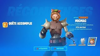 COMMENT ASSEMBLER TOUS LES STYLES DE MICMAC DE LA SEMAINE 4 SUR FORTNITE CHAPITRE 3 SAISON 3 [upl. by Etteoj55]