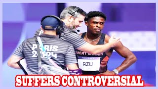 British sprinter Jeremiah Azu suffers controversial Olympics disqualification [upl. by Ibbie]