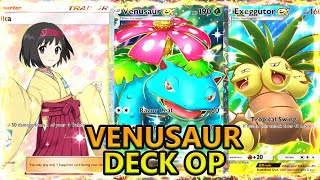 VENUSAUR EX DECK TOP  POKEMON POCKET TCG [upl. by Varian]