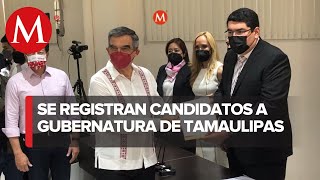 Américo Villarreal hace registro como candidato a gobernador por Tamaulipas [upl. by Aryajay]