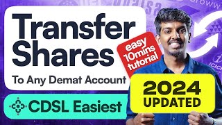 ⚠️ Updated Transfer Shares to any Account in Just 10 Minutes  Demat to Demat CDSL Stock Transfer [upl. by Treve245]