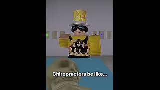 Chiropractors be like shorts fyp viral roblox brookhaven chiropractor skit meme trending [upl. by Betty698]