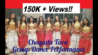 Chogada Tara Dandiya Garba Group Performance  Bollywood Group Dance Performance Bolly Dance [upl. by Arinaj]