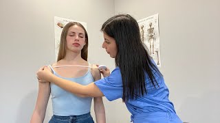 ASMR Head to Toe Exam  Full Body Assessment Measuring amp Skin Check  Sleep Treatment [upl. by Darsey84]