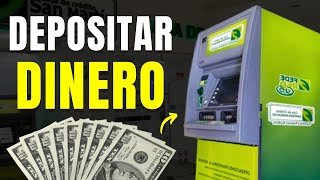 Como DEPOSITAR DINERO en un CAJERO Automatico Caja De Credito  Ingresar Dinero en Caja Credito [upl. by Pinelli]