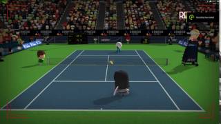 Smoots World Cup Tennis Epic shot Gameplay [upl. by Lleruj]