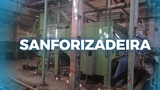 Sanforizadeira  Pré Encolhimento  Máquina Têxtil [upl. by Ronny]