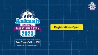 ANTHE 2023 Is Here  Aakash National Talent Hunt Exam  Register NOW SuccessKiShuruat [upl. by Ainesell622]