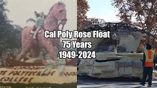 75 Years of Cal Poly Rose Float 19492024 [upl. by Laurens930]