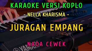 JURAGAN EMPANG KARAOKE NADA CEWEK VERSI KOPLO  NELLA KHARISMA [upl. by Hamirak]