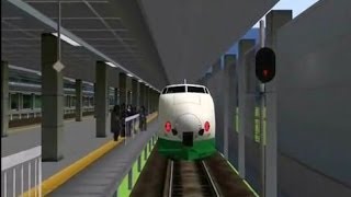 Railsim 前面展望 山形新幹線つばさ E3系1000番台 赤湯～郡山 福島連結有 [upl. by Dimitri882]