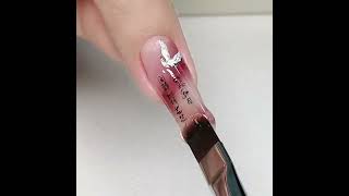 【blooming gel】how to do nail with blooming gel nailartdesigns gelnaildesigns naildesigns nails [upl. by Alvina269]