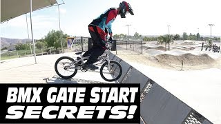 BMX RACING GATE STARTS SECRETS [upl. by Ailemak]