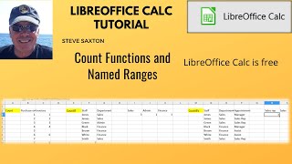 How to use Count functions in LibreOffice Calc [upl. by Toft]