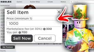 How To Sell Items On Roblox  Full Guide [upl. by Fedirko]