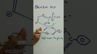 Formula of Benzoic acid  Resonating structure of Benzoic acid structure of Benzoic acid [upl. by Lanrev]