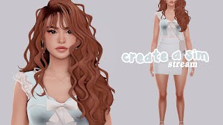 vibe in cas with me  the sims 4  create a sim [upl. by Deys911]