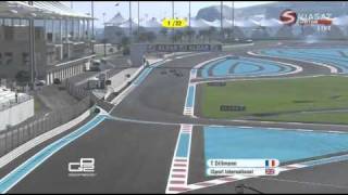 GP2 Final 2011  Race 2 at Abu Dhabi  Final 2 laps [upl. by Archle87]