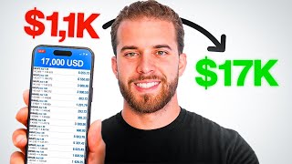 I Turned 1100 Into 17000 in 1 Month Trading Forex [upl. by Akcinahs]