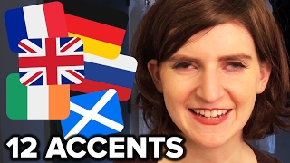 How To Do 12 Different Accents [upl. by Dowdell]