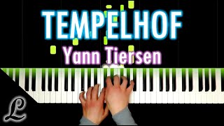 Yann Tiersen Tempelhof piano cover [upl. by Anerom]