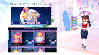 NEW VALKYRIE SET IN ROYALE HIGH TRY ON SHOWCASE [upl. by Eidualc]