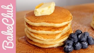 Fluffige Pancakes  BakeClub [upl. by Zoeller]