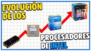 Evolución de Intel  Los procesadores MÁS IMPORTANTES en su historia [upl. by Ellirehs671]