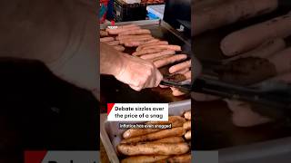 6 sausage sizzle cooks up online debate over snag prices [upl. by Vlada]