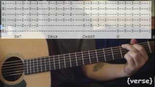 Good Riddance Time of Your Life by Green Day  Full Guitar Lesson amp Tabs [upl. by Ecallaw]