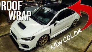 WRAPPING Subaru WRX BLACK [upl. by Ellingston]