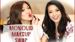 Monolid Makeup Swap w Fashionista804 amp frmheadtotoe  ilikeweylie [upl. by Genesa]