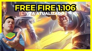 FREE FIRE V7A ATUALIZADO VERSÃO 1106  Dluz Games [upl. by Nylasoj]