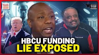 BUSTED Roland BLASTS Tim Scott LIES About Trump HBCU Funding  quotThats Not Quite True Timmyquot [upl. by Soilissav]