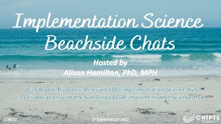 Implementation Science Beachside Chat Ethnographic Methods in Implementation Research [upl. by Lauritz]