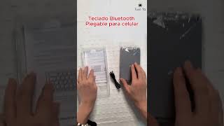 THE BEST Teclado Bluetooth Plegable para CELULARES Review y Unboxing [upl. by Rehpatsirhc]