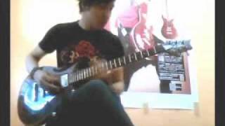 the Gazette  Naraku guitar cover by Bobby  Tab [upl. by Nilpik935]