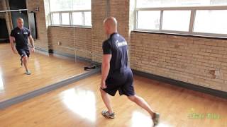 Exercise Technique  Reverse Lunge [upl. by Ydarg]