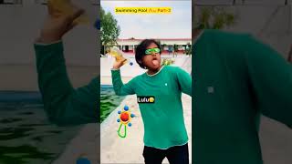 Chota bhai in swimming pool 🔥😂indian family shorts indian relatable swimming [upl. by Nuahsed206]