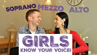 Female Voice Classification  Are you a SOPRANO MEZZO or ALTO singer [upl. by Bridgette]