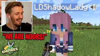 Solidarity And LDShadowLady are NOOBS In EMPIRES SMP S2 [upl. by Orelu]