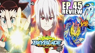 CHOZ ACHILLES VS LEOPARD BEYBLADE BURST TURBO EP45 REVIEW [upl. by Dumm]