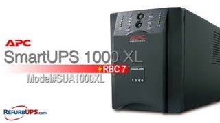 RBC7 Battery Replacement for APC SmartUPS 1000 XL [upl. by Sessylu939]