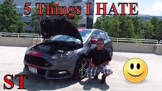 5 things I HATE about the 2016 Focus ST [upl. by Enyawed]