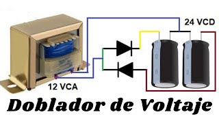 DOBLADOR DE VOLTAJE ⚡ DE 12 A 24 VOLTS [upl. by Vail680]