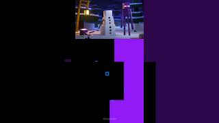 Snowman Attack Enderman Story  Clay Minecraft Animation  Blue Bouncing Square [upl. by Amek]