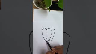 How to draw capsicumbell pepper step by step  easy capsicum drawing  vegetable drawing [upl. by Trebmer]