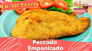 Filete de Pescado Empanizado en la Airfryer [upl. by Olympe750]