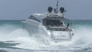 FAST BOATS ROUGH WAVE AT HAULOVER INLET [upl. by Lindell278]