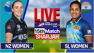 🔴Womens T20 World Cup Live New Zealand Womens vs Sri Lanka Womens Sharjah  NZ vs SL Women Live [upl. by Fleeman]